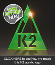 K2 acrylic logo film